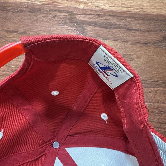 Vintage Detroit Red Wings Hat Cap 90s Logo Athletic NHL Snapback - Picture 6 of 7